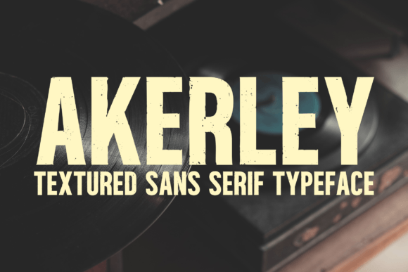 Akerley: A Vintage-Inspired Display Font for Digital Branding