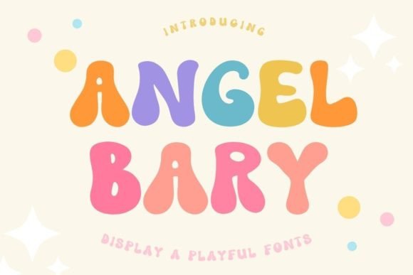 Angel Baby: A Cute Display Font for Whimsical Editorial Design