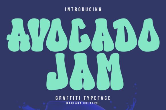 Avocado Jam: A Playful Display Font for Kids’ Marketing