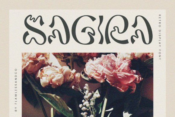 Sagira Retro Display Font for Small Business Branding