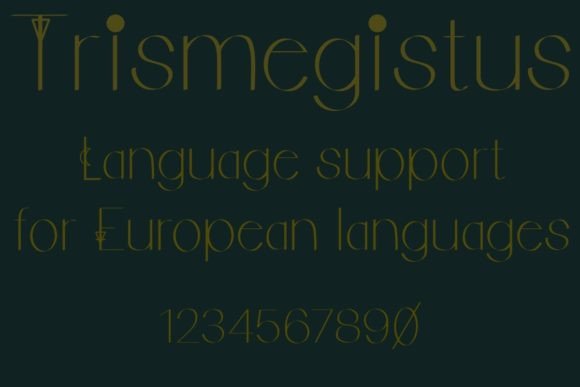 Trismegistus: An Elegant Alchemical Display Font