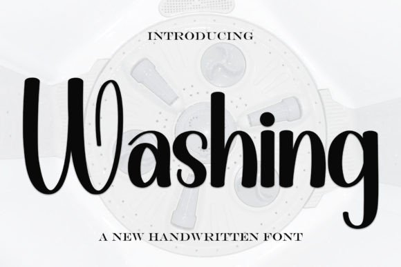 Washing Script Font for Elegant Branding
